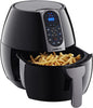 3.7-Quart Programmable Air Fryer with 8 Cooking Presets, Model GW22638 - Black