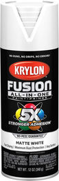 12 Oz  K02764007 White Fusion All-In-One Paint & Primer Spray Paint, Matte